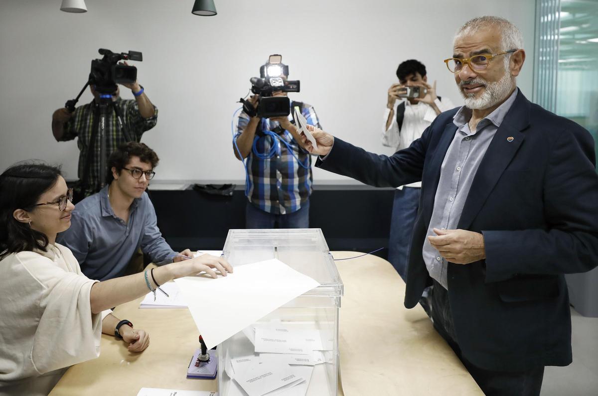 Jornada electoral en Cataluña.