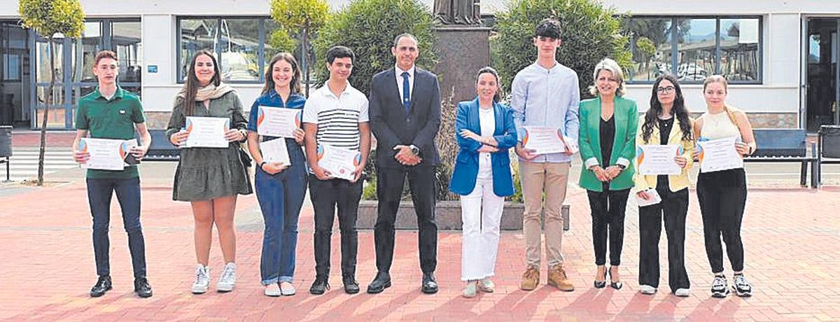 Los siete galardonados del Campus de Cartagena