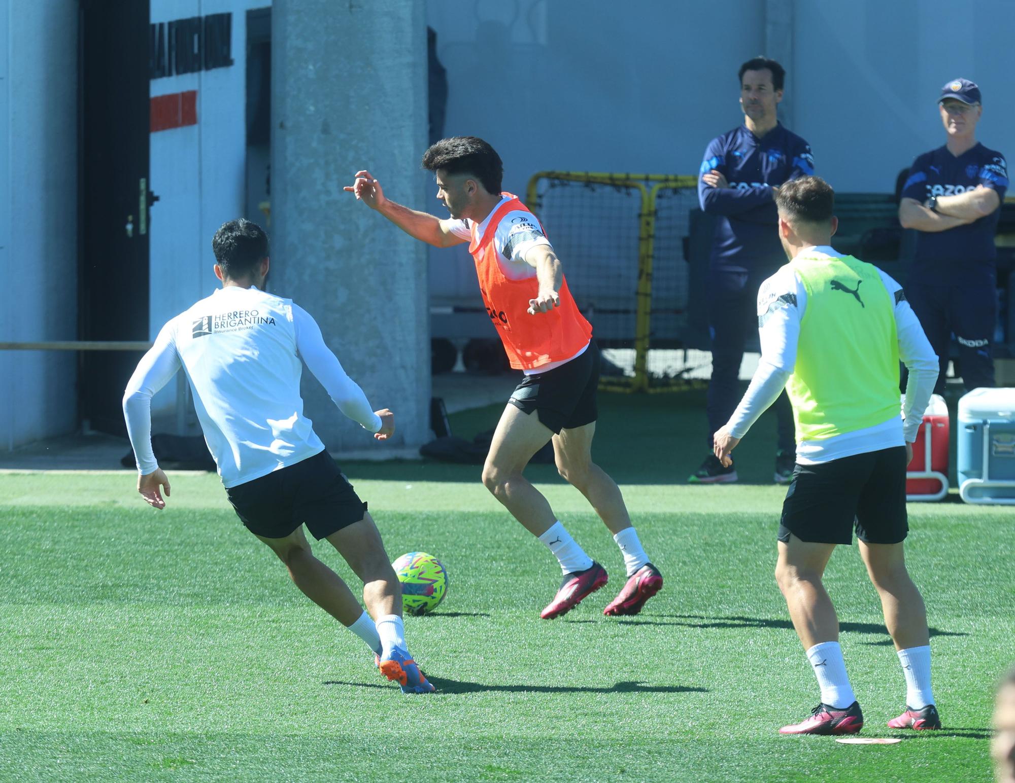 Así ha sido el entrenamiento del Valencia CF