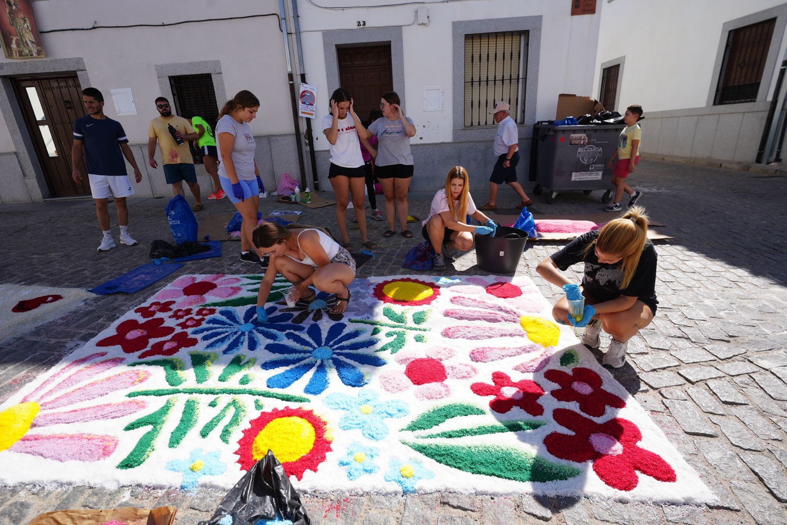 Alfombras de sal en Dos Torres