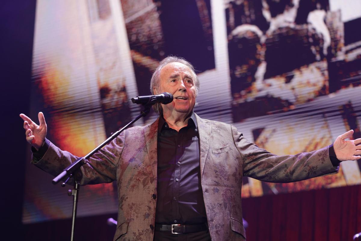 Serrat empieza la despedida en el Palau Sant Jordi.