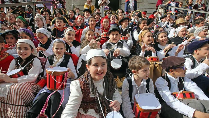 Los más pequeños se adentran en la Reconquista de Vigo