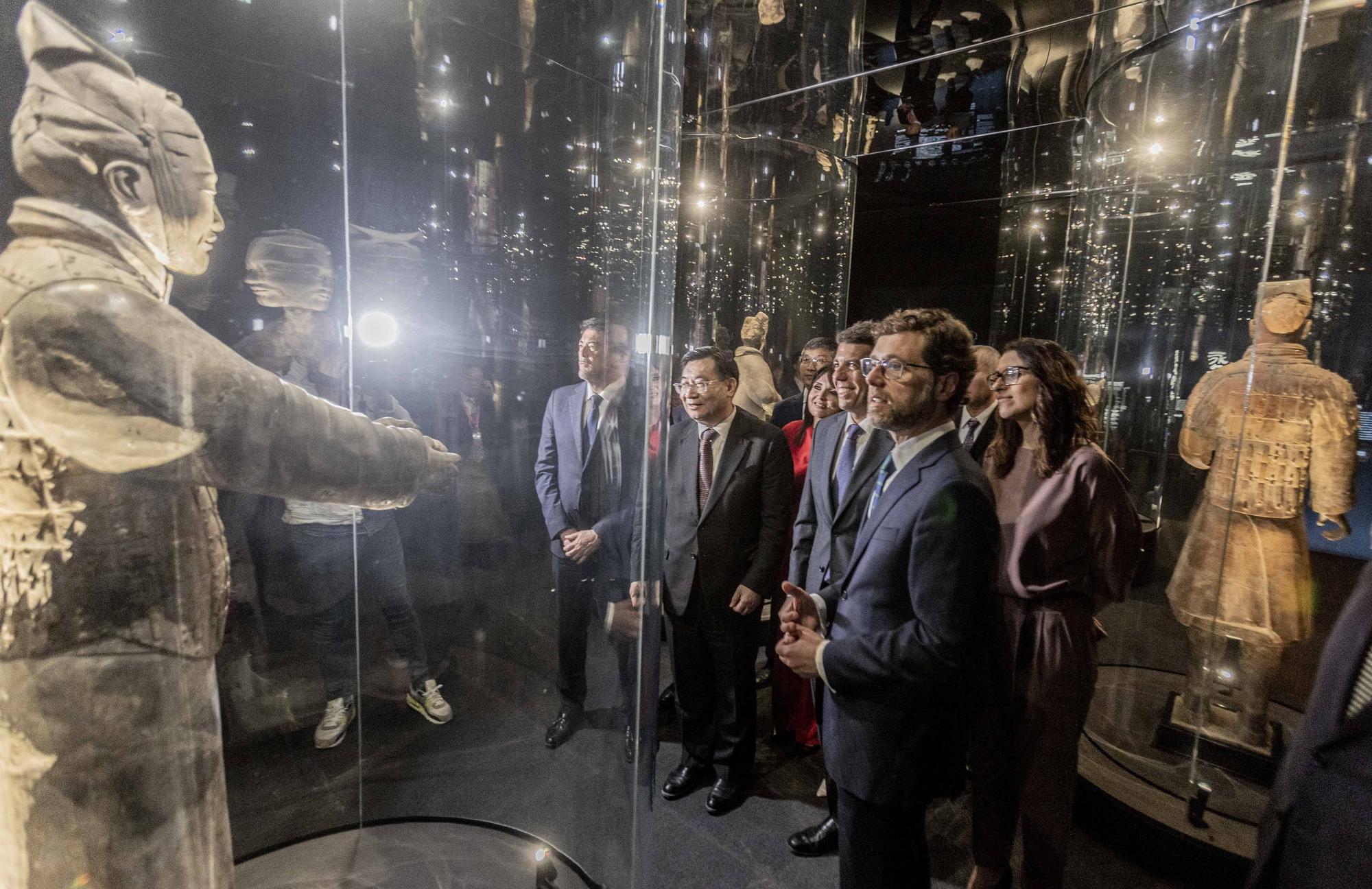 La inauguración de la exposición El legado de las dinastías Qin y Han. Los guerreros de Xian