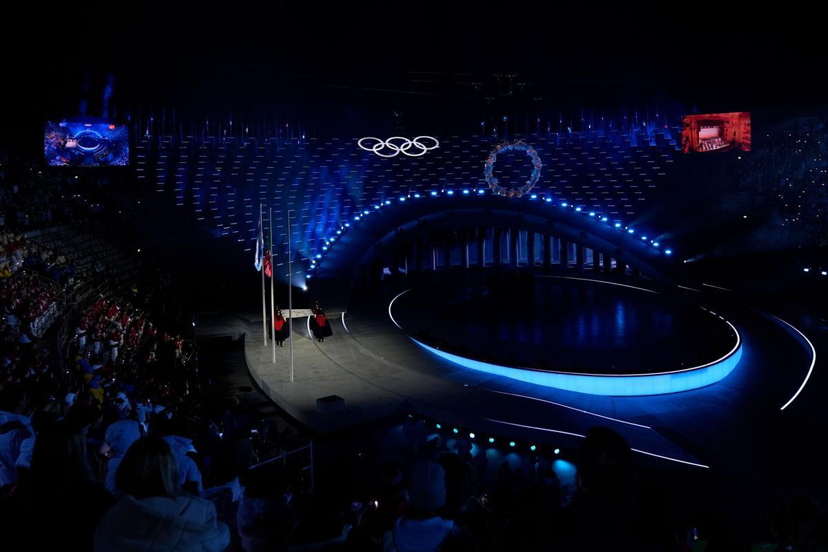 Ceremonia de clausura de los JJOO de invierno, este domingo.