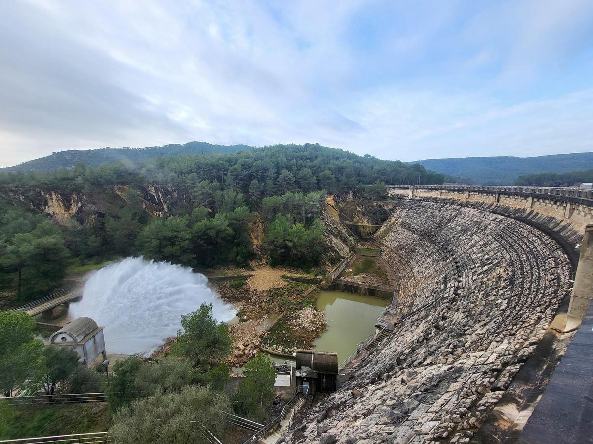 Vista panorámica de la presa de Foix.