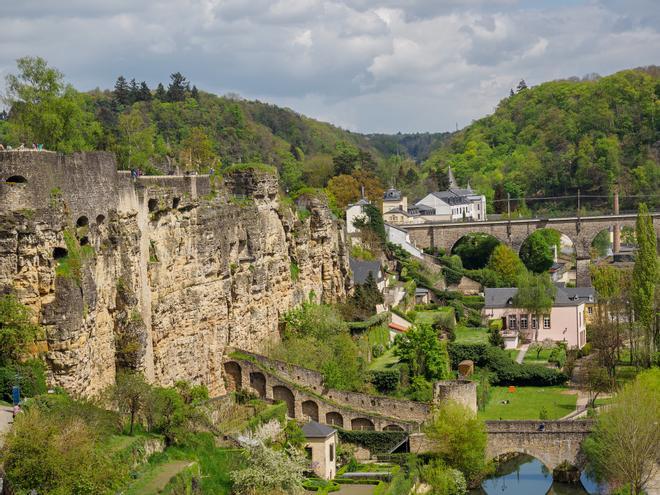 La ciudad vieja de Luxemburgo
