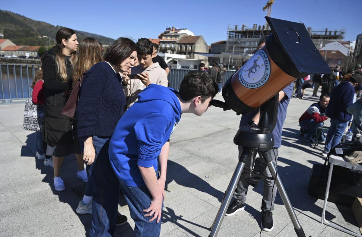 Una anterior observación de un eclipse en la ciudad.