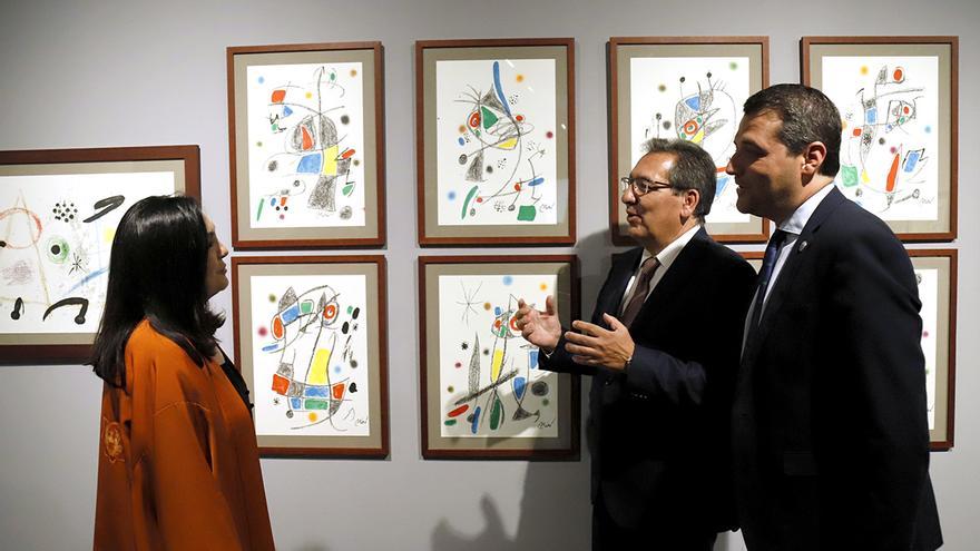 Dalí, Picasso y Miró se citan en la Fundación Cajasol