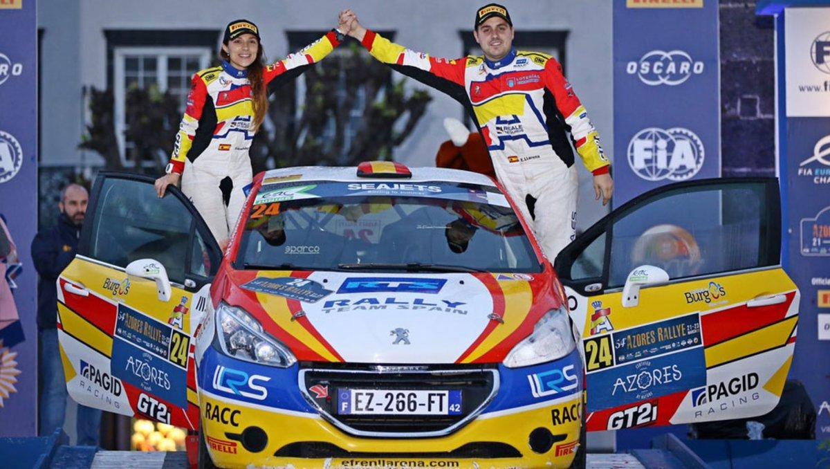 Efrén Llarena y Sara Fernández, campeones y líderes en Azores