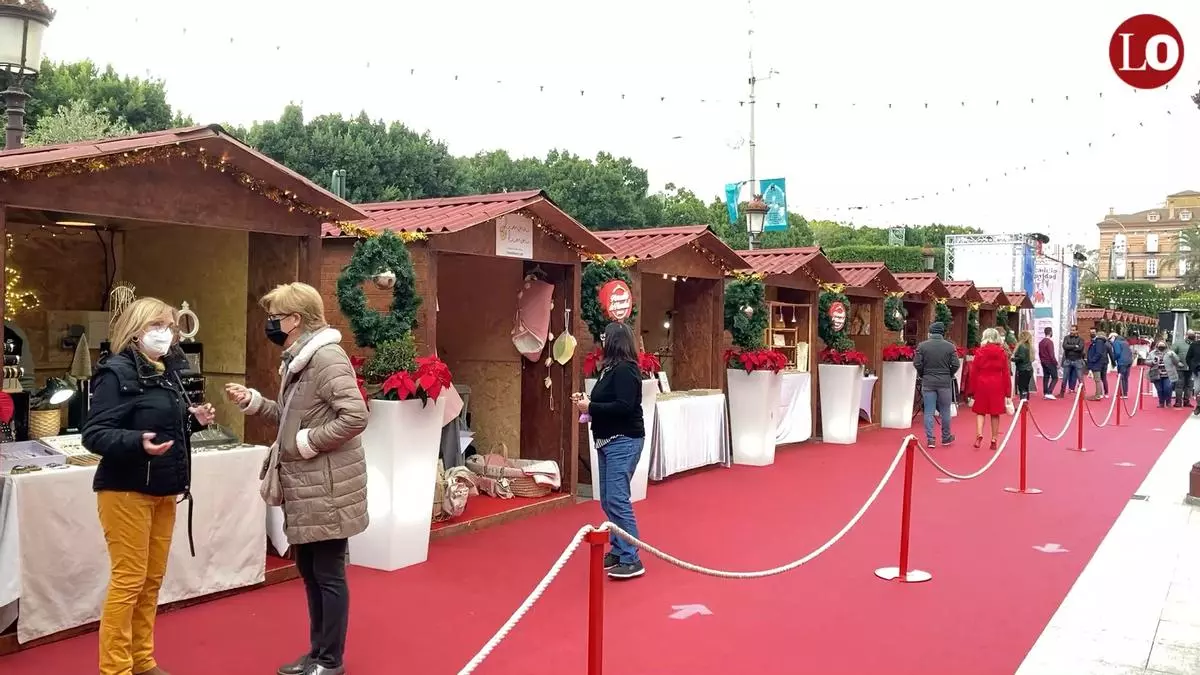 Inaugurado el mercadillo navideño de La Glorieta