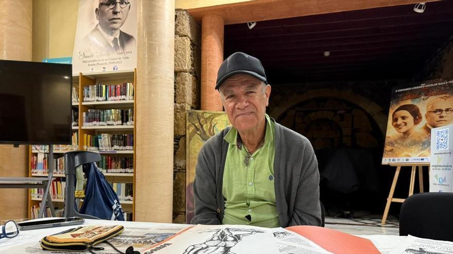 De albañil en Telde a mostrar sus pinturas y esculturas en Francia y Burkina Faso: así es la metamorfosis artística de Garfa