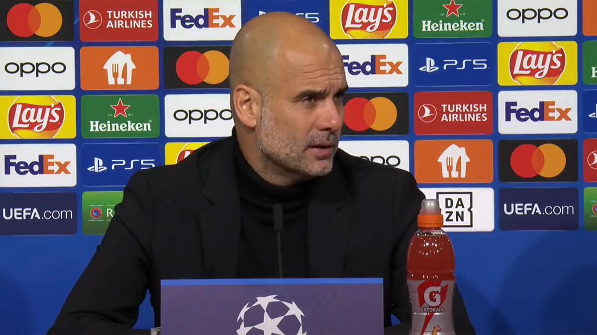 Guardiola, en rueda de prensa