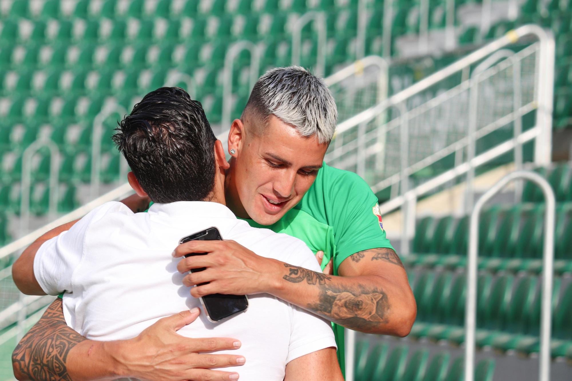 Primer día de trabajo del Elche centenario