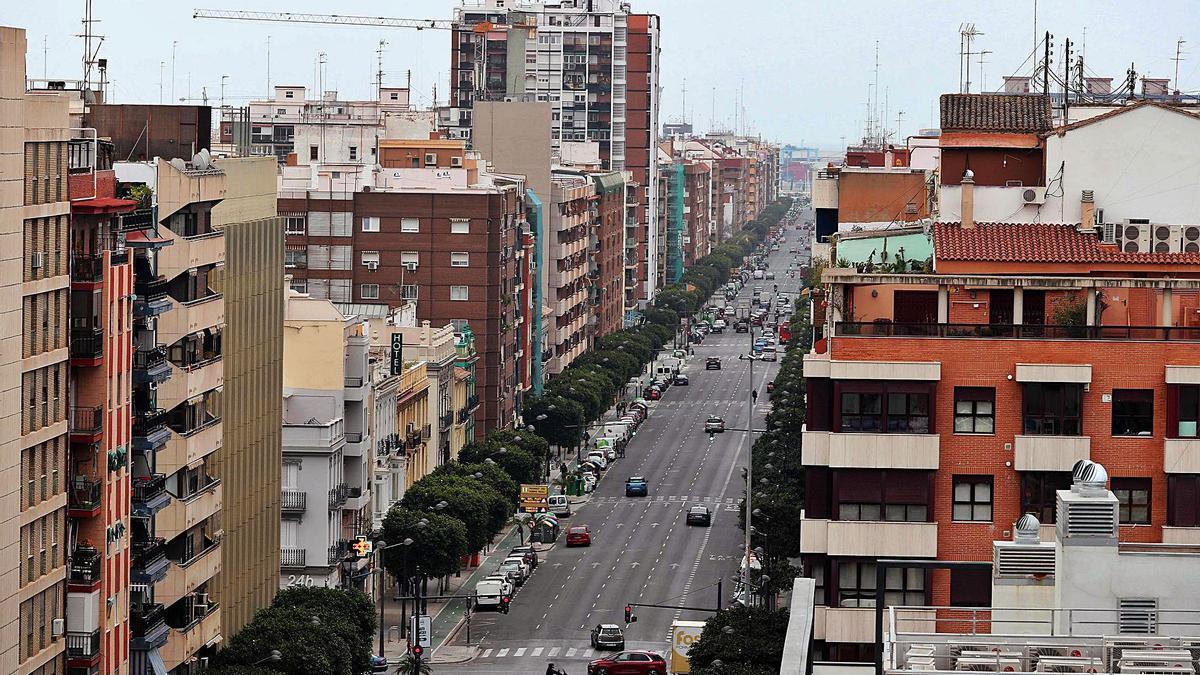 Valencia | La avenida del Puerto pasará de tener cinco carriles a solo dos