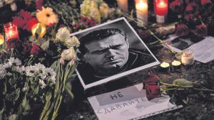 Concentración en Barcelona por la muerte de Alexéi Navalni