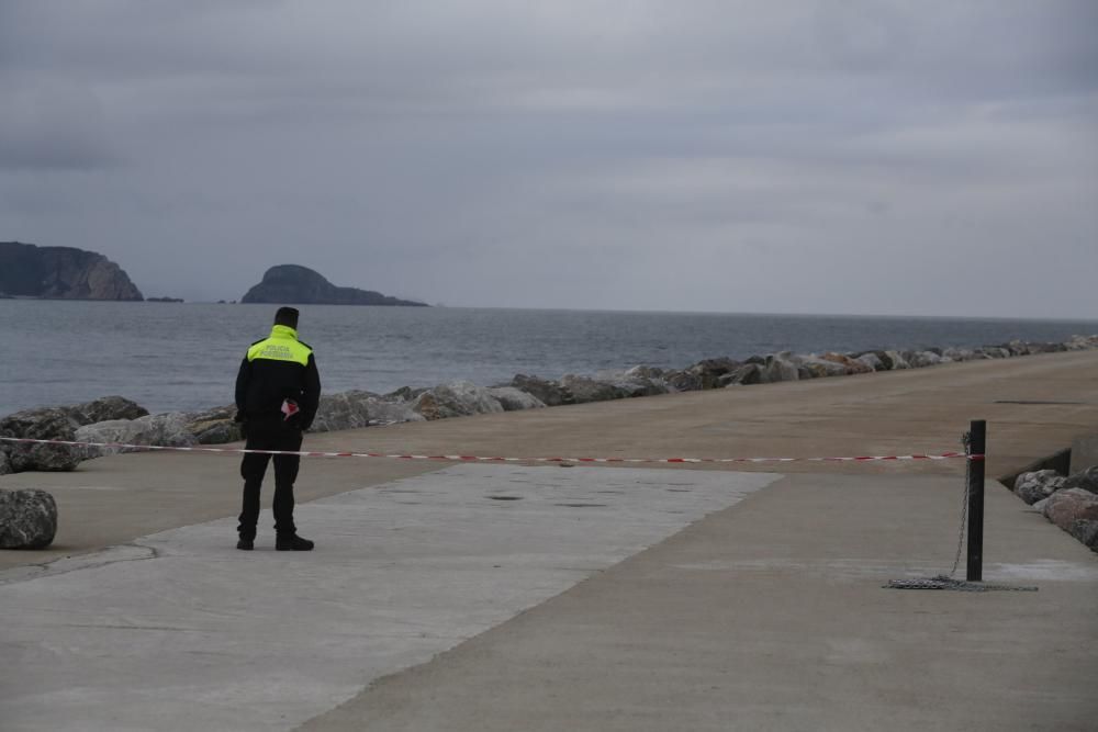 Suceso en el espigón de San Juan de Nieva