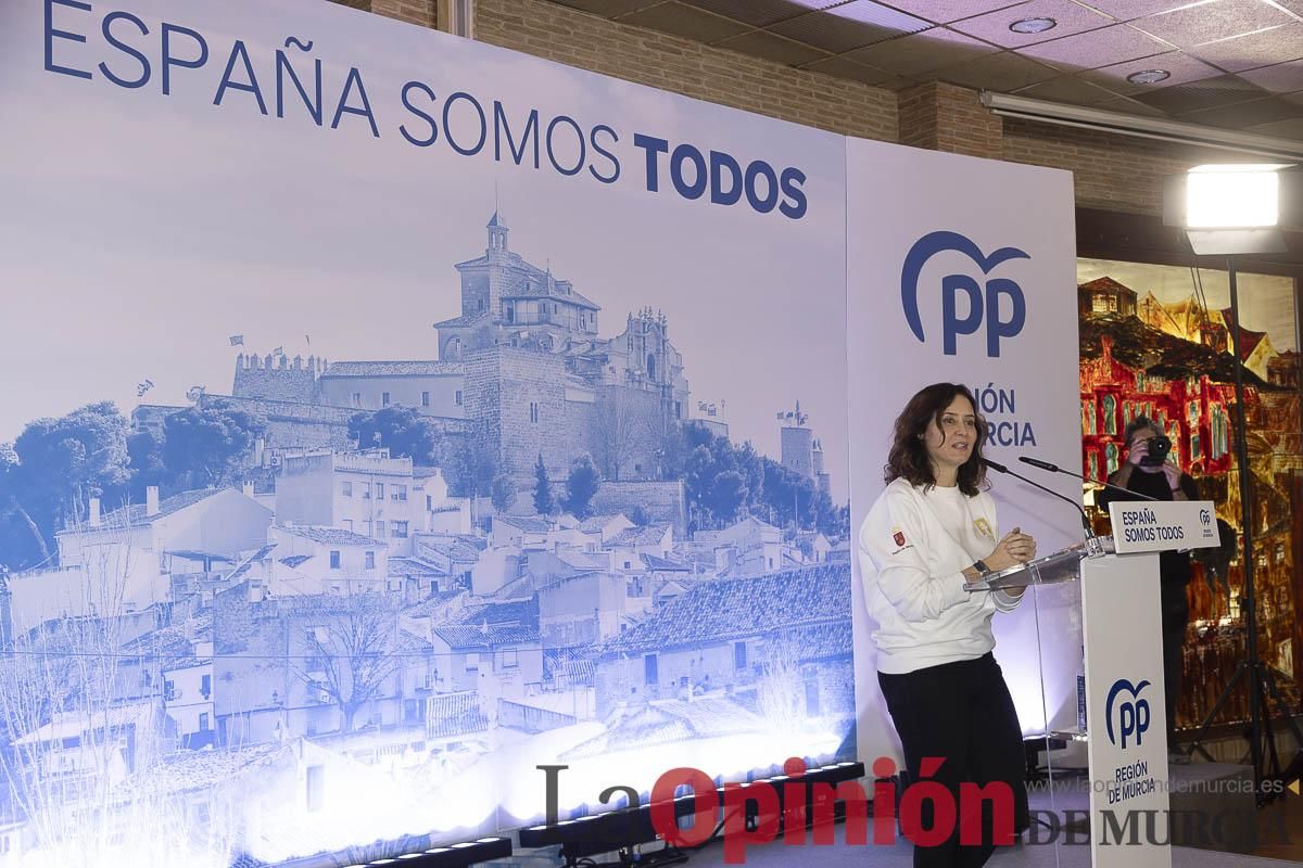 Así ha sido la visita de Isabel Díaz Ayuso a Caravaca de la Cruz