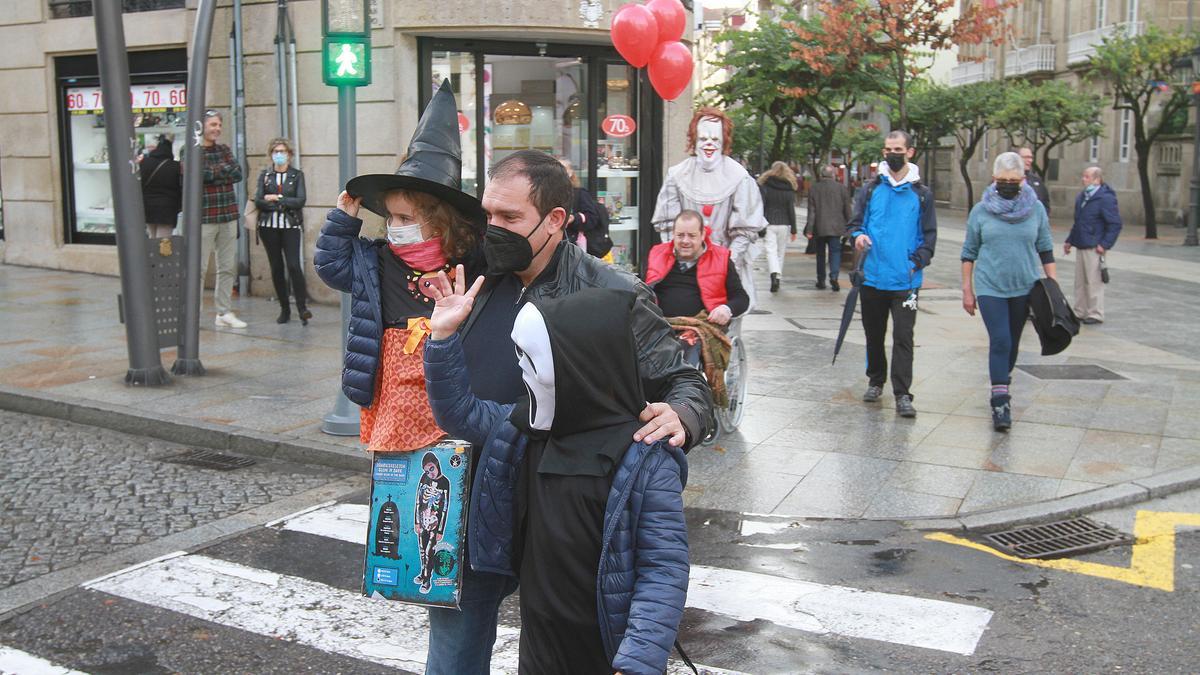 El ambiente de Halloween se hizo notar. // I. OSORIO