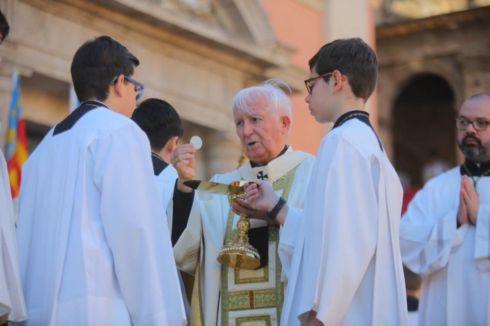 Misa d'Infants en la plaza d la Virgen de València 2018