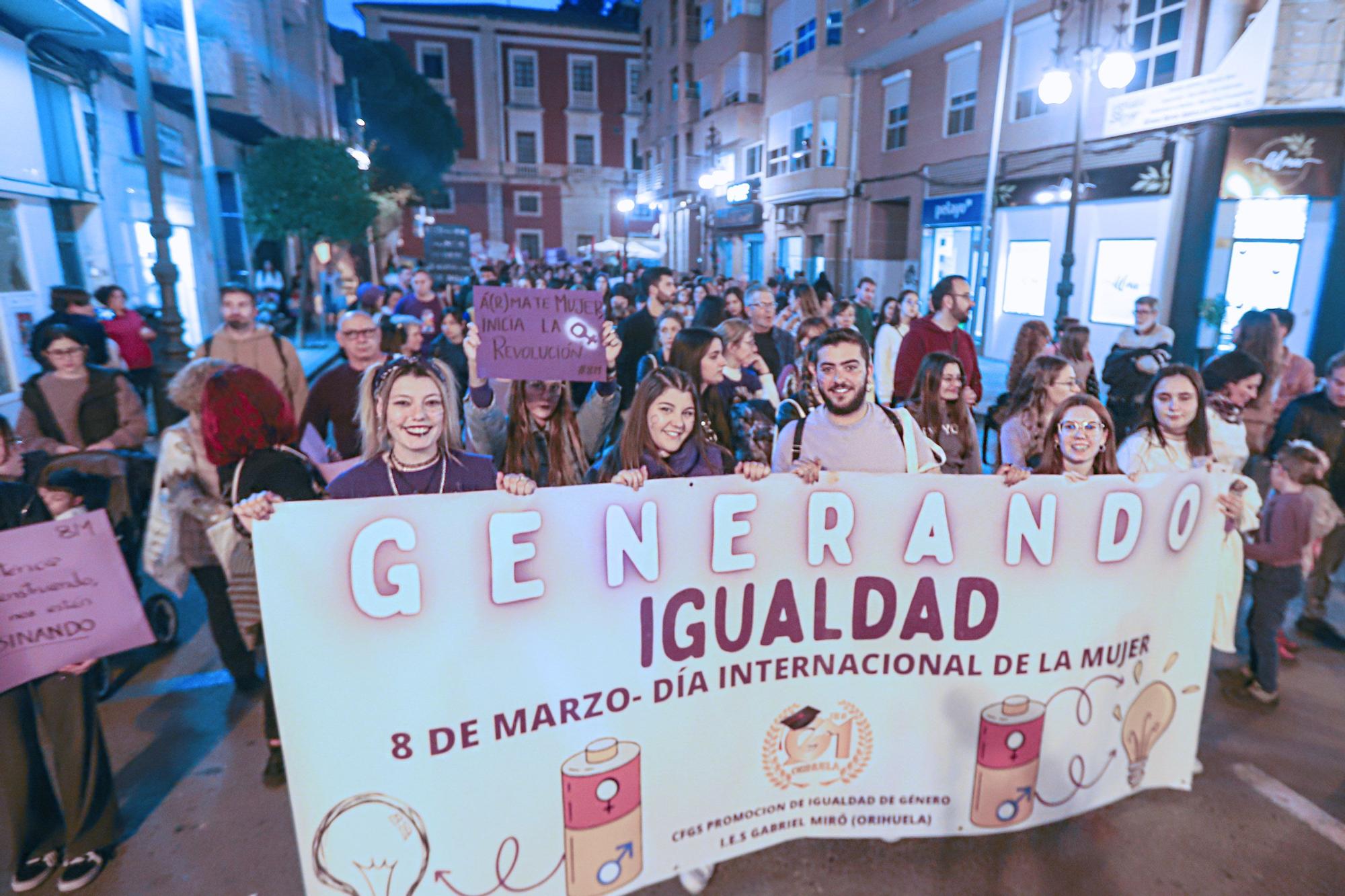 Marcha 8M en Orihuela