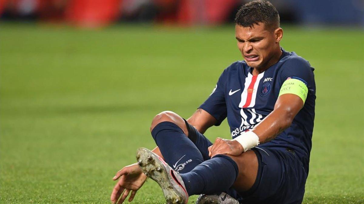 Thiago Silva tuvo una triste despedida con el PSG