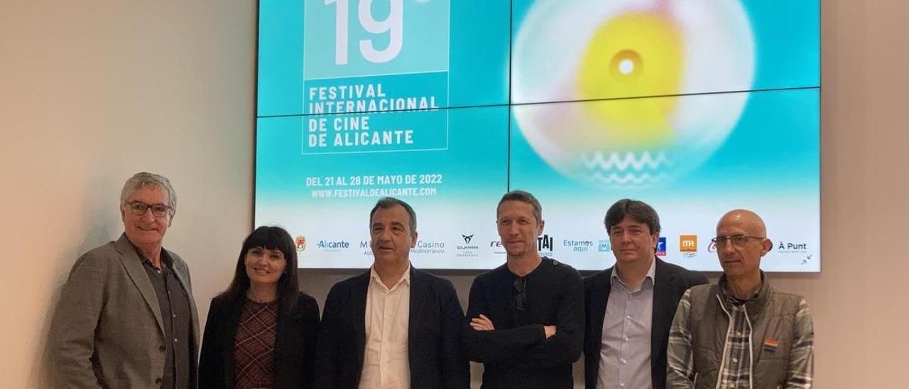 Un momento de la presentación de los jurados del Festival de Cine de Alicante