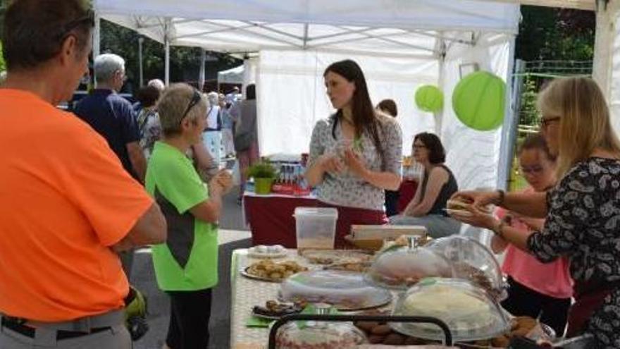 Visitants a la Fira Ambsense de l&#039;any passat, a la zona central del passeig de la Pau