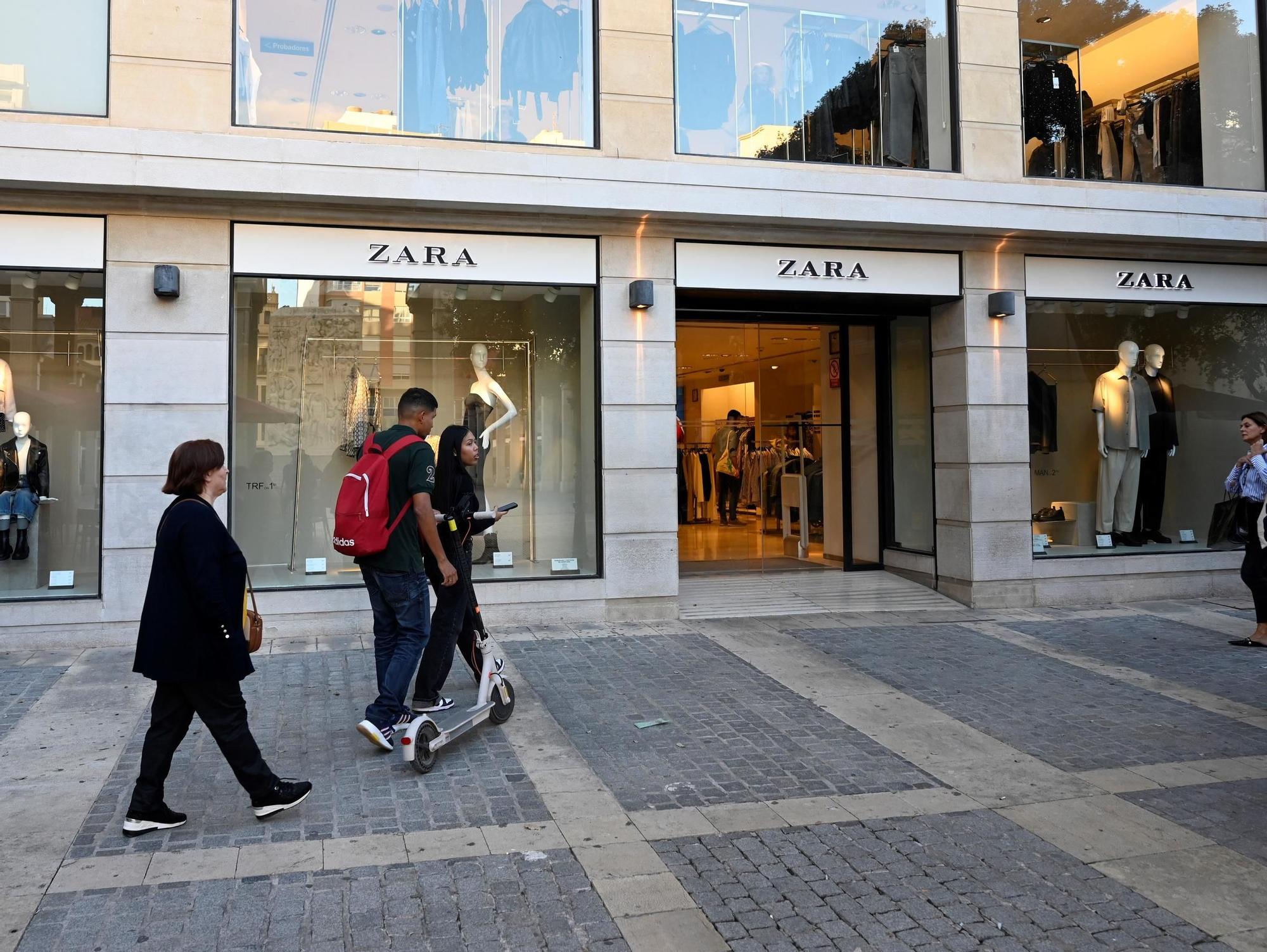 La tienda de Zara en el centro de Castelló adelanta su cierre: la