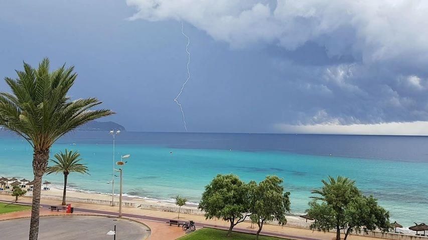 Unwetter auf Mallorca.