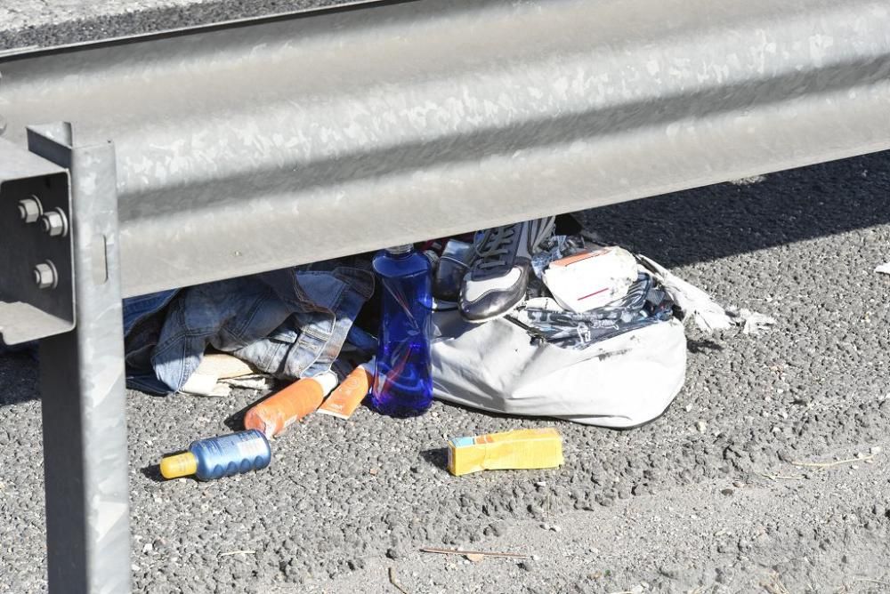 Cuatro heridos en un accidente en la A7