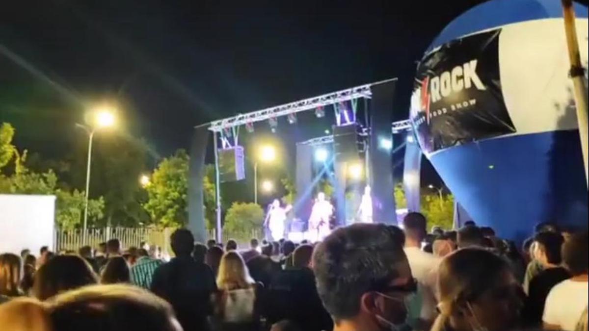 Captura de pantalla de un vídeo divulgado en la página de Facebook de 'Fotodenuncias Cáceres'