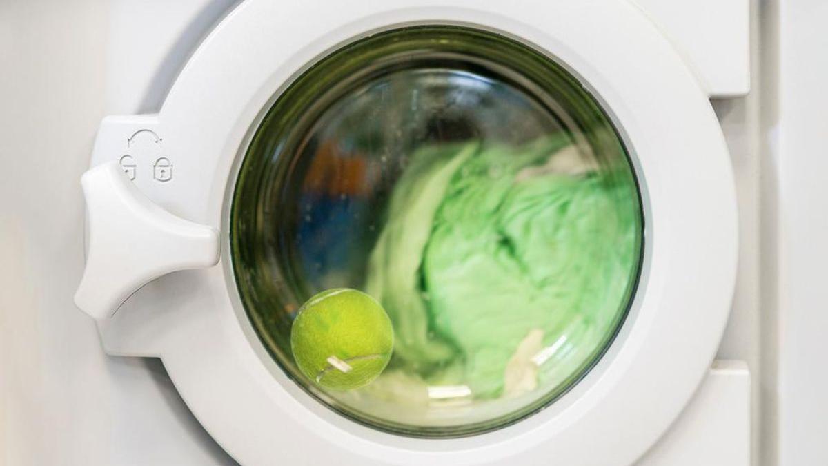 Una pelota de tenis en la lavadora el truco que cambia la vida a quien tiene mascotas