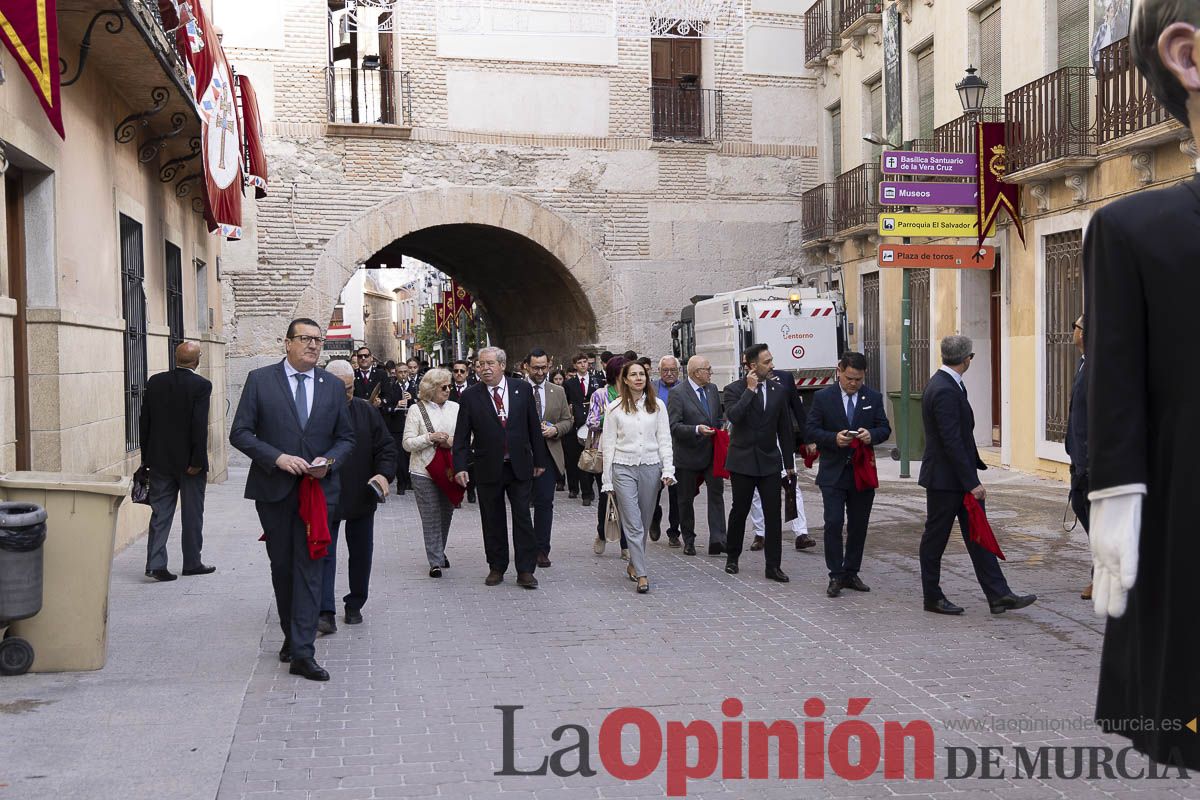 Corporación, Cofradía y Bandos realizan la 'Pedimenta' en Caravaca