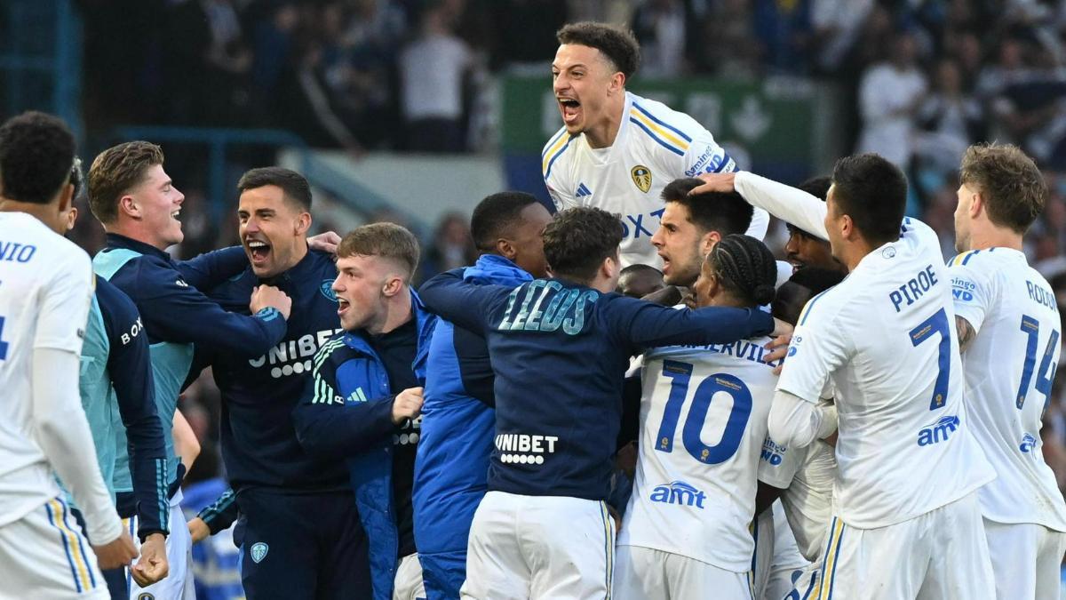 El Leeds United celebra su pase a la final