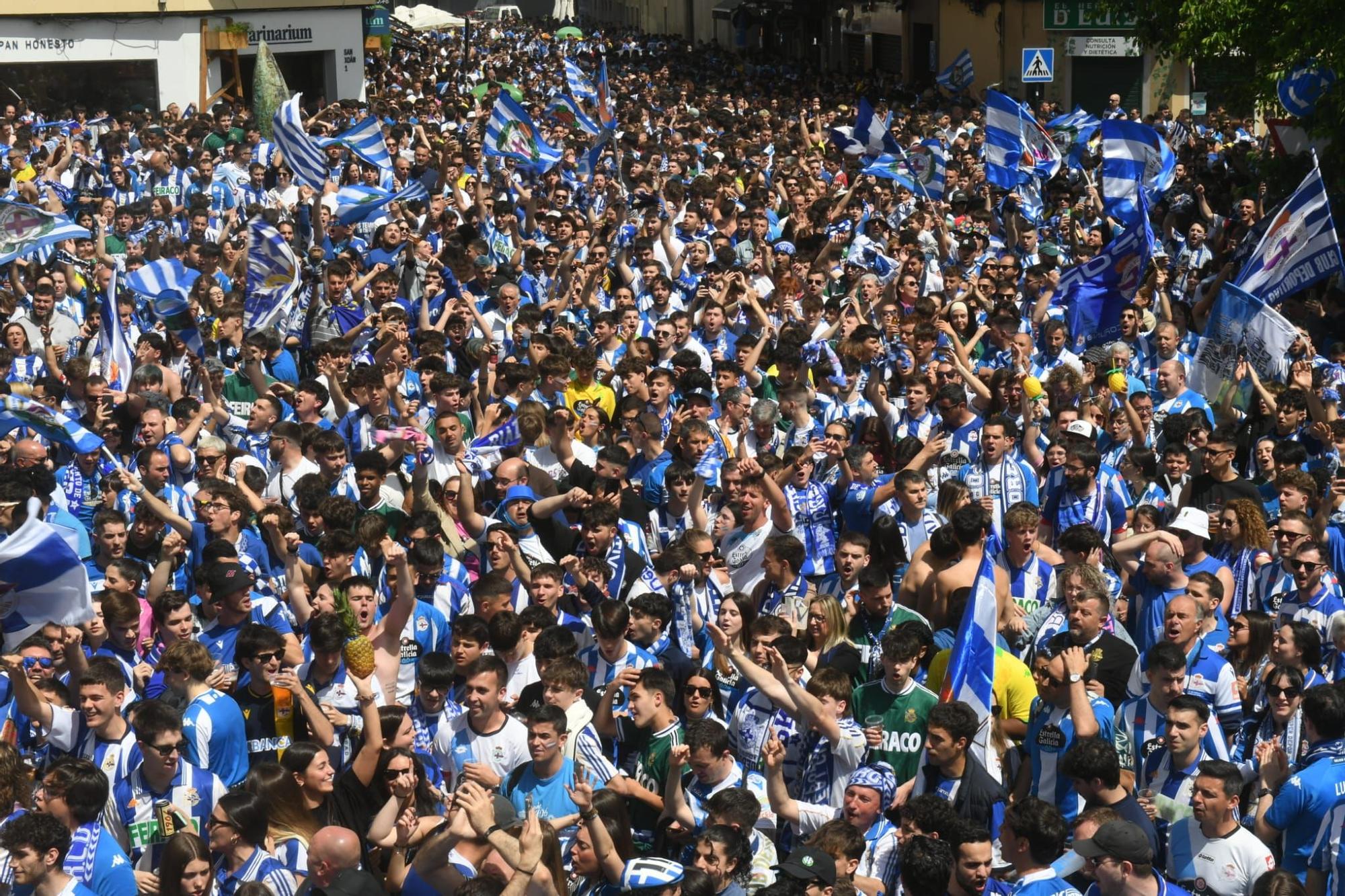 Paseo deportivista hasta Riazor