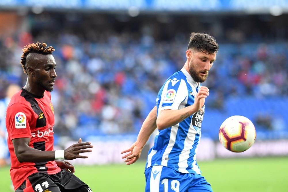 El Dépor le gana al Mallorca 1-0 en el descuento