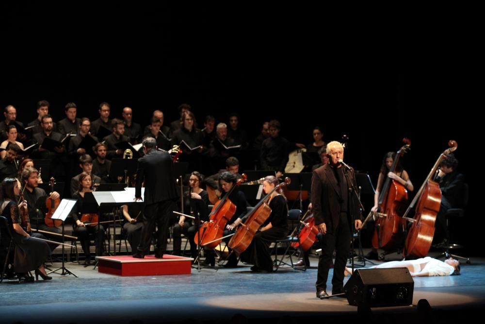 Actuación en el Jovellanos de Víctor Manuel con  la Orquesta de Siero, "El León de Oro", Dana Raz y Andreas Prittwitz