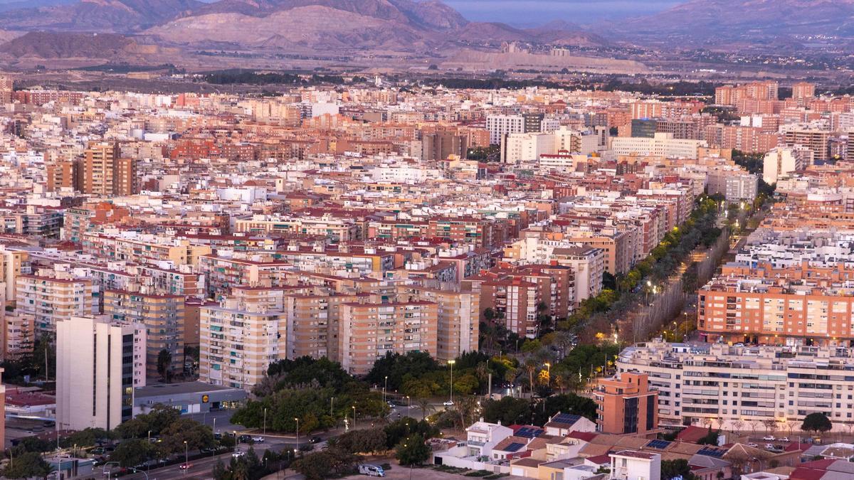 Vista de Alicante.