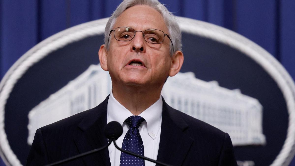 El fiscal general de EEUU, Merrick Garland.