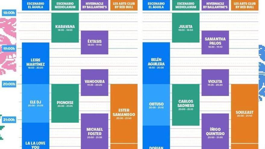 El Festival de Les Arts ya tiene horarios: consulta el line up del viernes y sábado