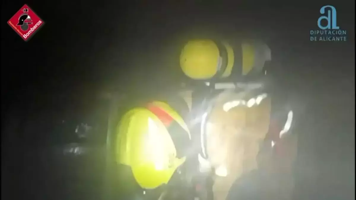 Un restaurante de Gran Alacant se incendia cerca del Clot de Galvany