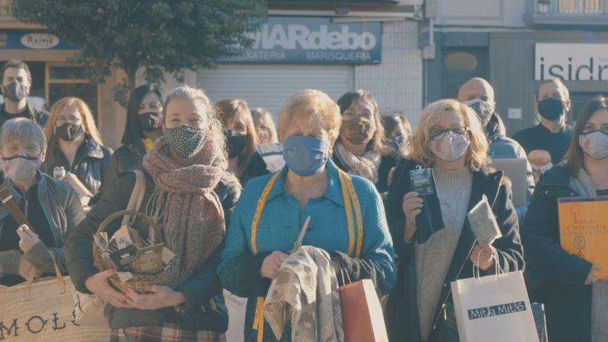 Imatge promocional de la campanya de Sant Fruitós Comerç Actiu