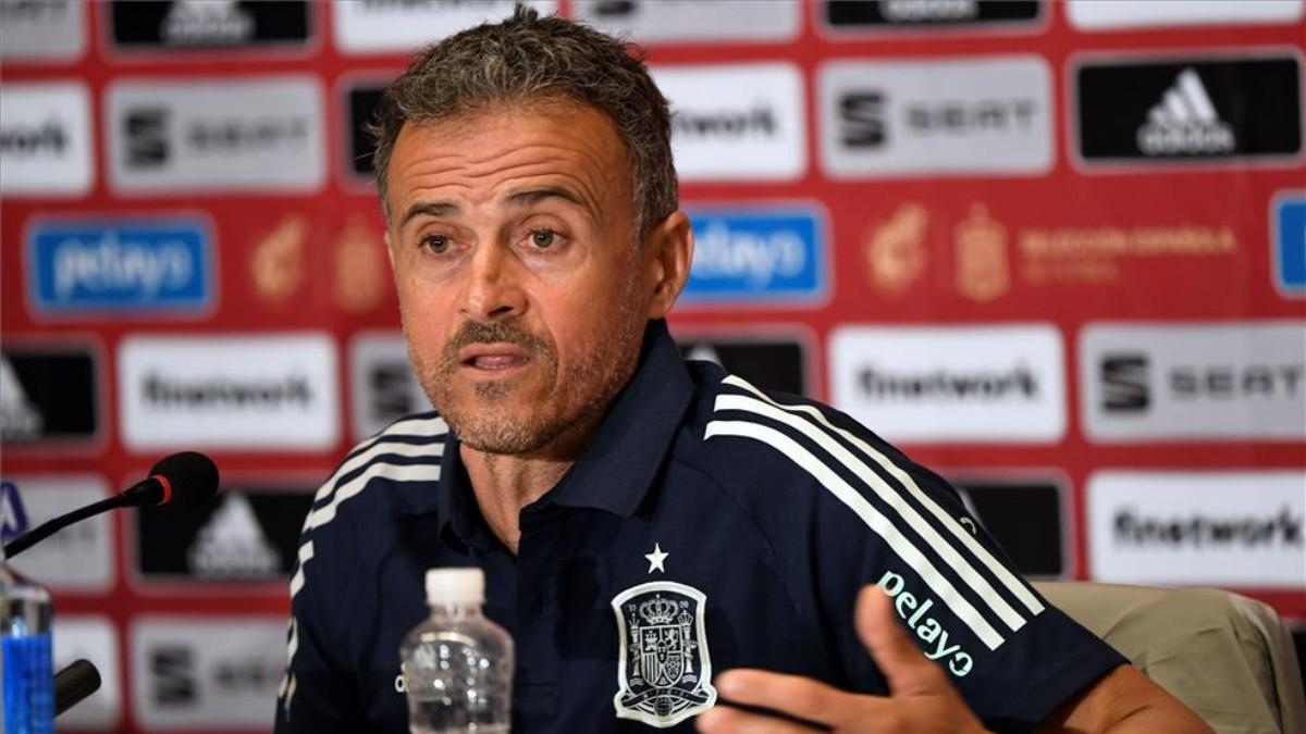 Luis Enrique, seleccionador español.