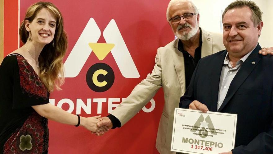 El Montepio de Conductors lliura més de 1.300 euros a un projecte oncològic infantil