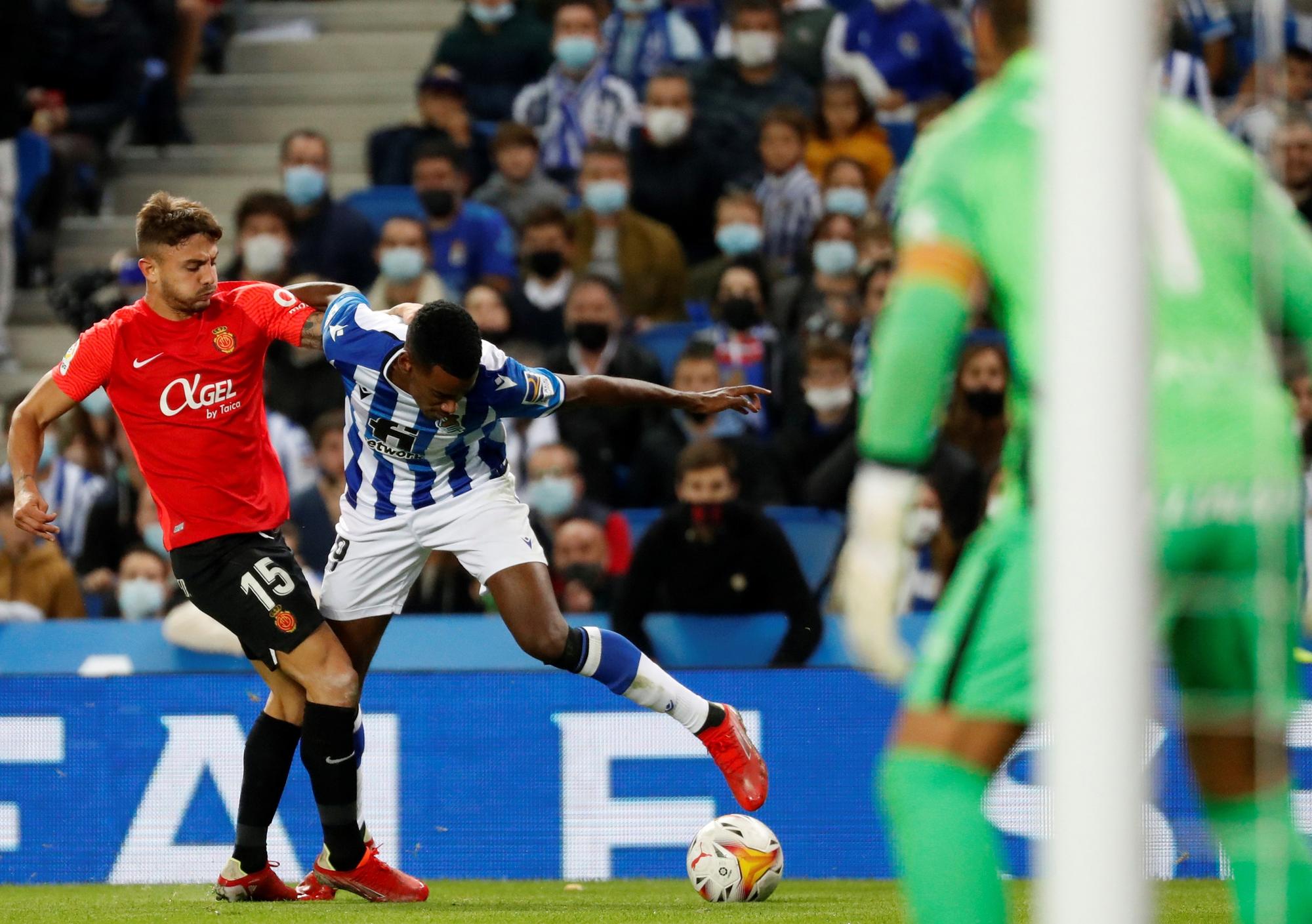 El Mallorca perdona a la Real y sale escarmentado de Anoeta