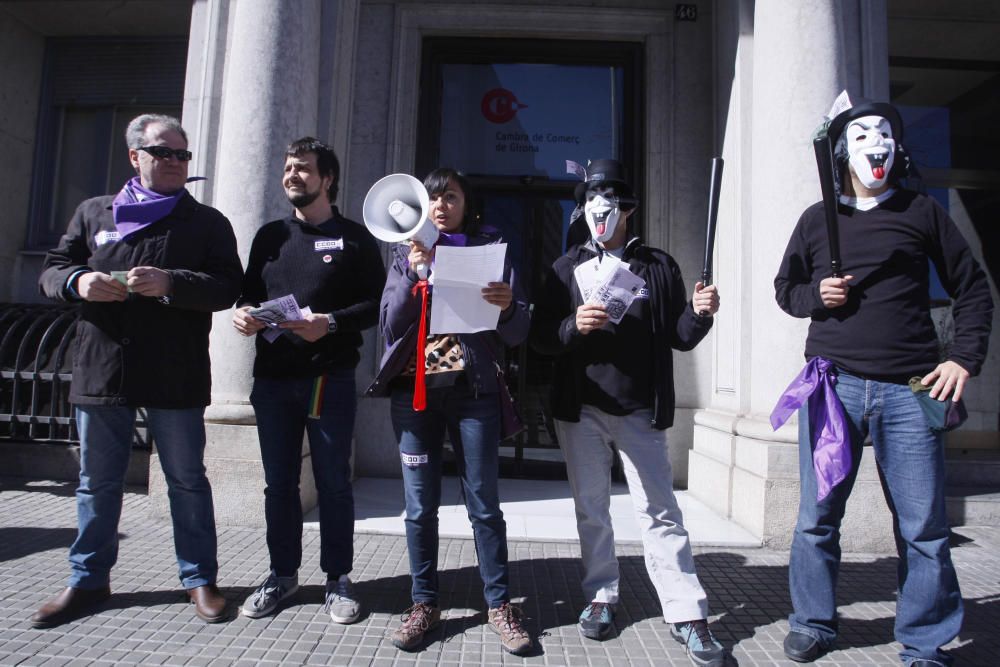 Protesta del col·lectiu de les netejadores a Giron