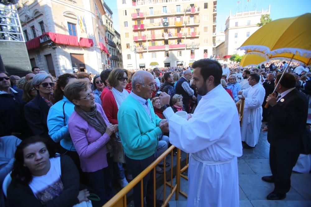 Misa d'Infants en la plaza d la Virgen de València 2018