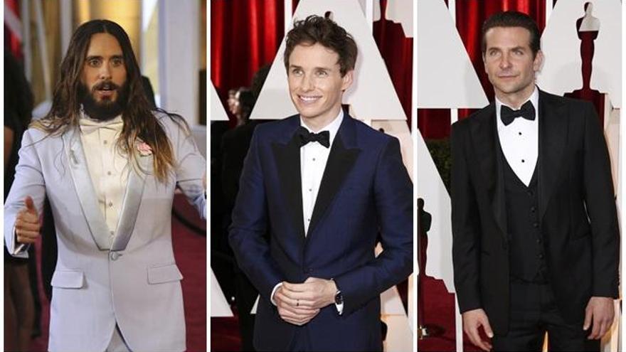 Los hombres, fieles al esmoquin en los Oscars.