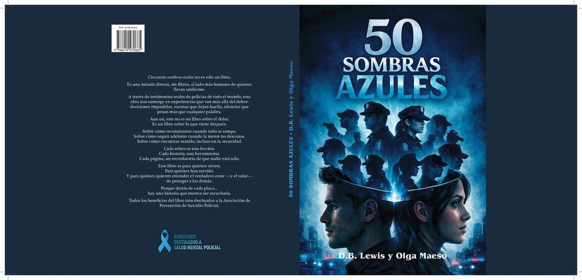 Portada del libro 50 sombras azules
