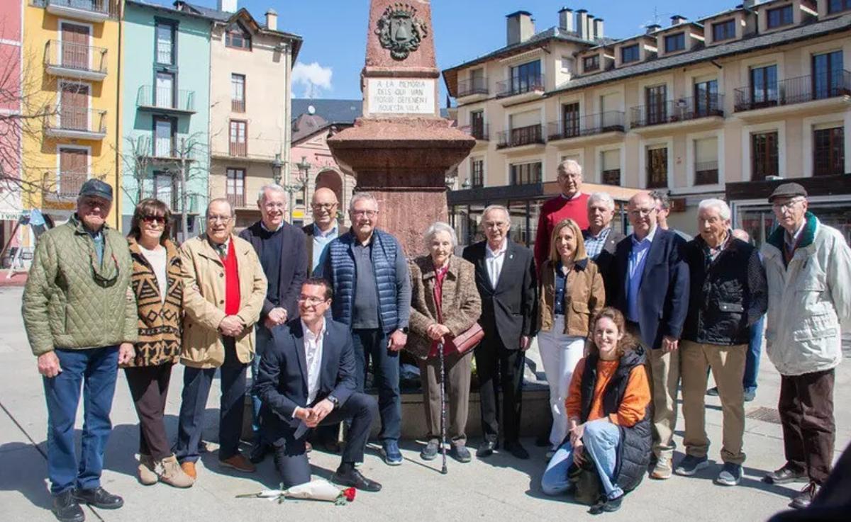 L'acte d'homenatge als vilatans durant el setge, l'any passat